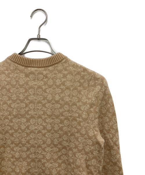 COACH（コーチ）COACH (コーチ) OBSERVED BY US (オブザーブド バイ アス) 厚手カーディガン ベージュ サイズ:Sの古着・服飾アイテム