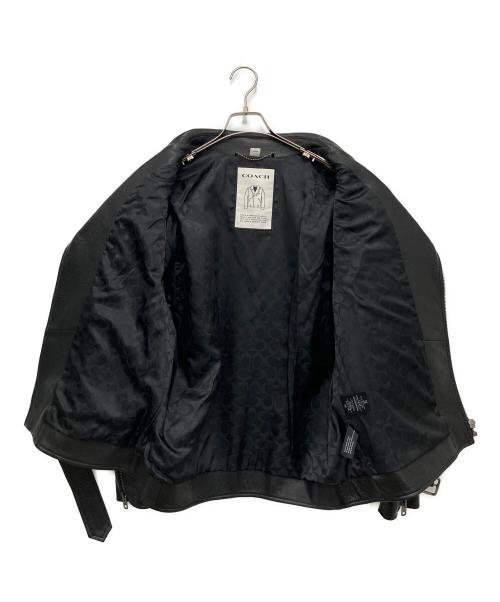 COACH（コーチ）COACH (コーチ) ダブルライダースジャケット ブラック サイズ:Mの古着・服飾アイテム