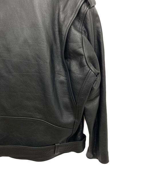 COACH（コーチ）COACH (コーチ) ダブルライダースジャケット ブラック サイズ:Mの古着・服飾アイテム