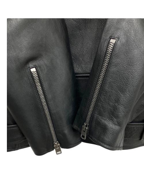 COACH（コーチ）COACH (コーチ) ダブルライダースジャケット ブラック サイズ:Mの古着・服飾アイテム
