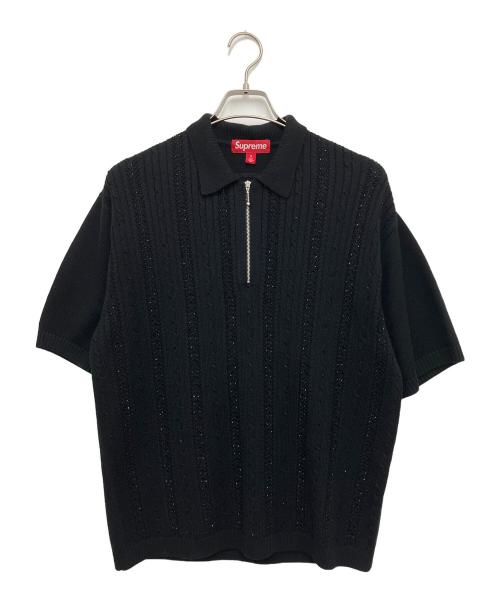 SUPREME（シュプリーム）SUPREME (シュプリーム) 薄手ニット ブラック サイズ:Sの古着・服飾アイテム