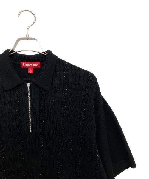 SUPREME（シュプリーム）SUPREME (シュプリーム) 薄手ニット ブラック サイズ:Sの古着・服飾アイテム