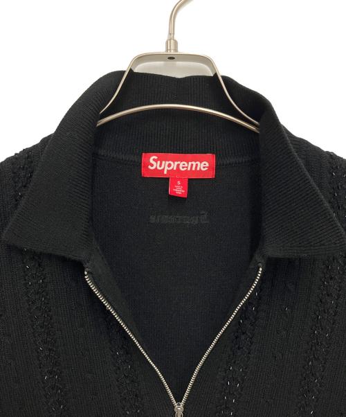 SUPREME（シュプリーム）SUPREME (シュプリーム) 薄手ニット ブラック サイズ:Sの古着・服飾アイテム