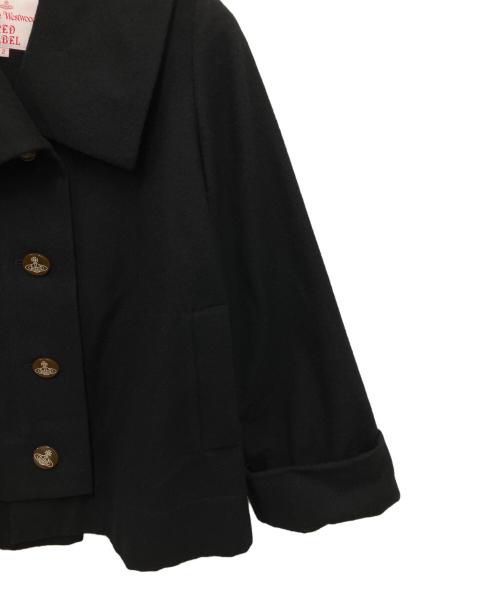 Vivienne Westwood RED LABEL（ヴィヴィアンウエストウッドレッドレーベル）Vivienne Westwood RED LABEL (ヴィヴィアンウエストウッドレッドレーベル) Pコート ブラック サイズ:2の古着・服飾アイテム