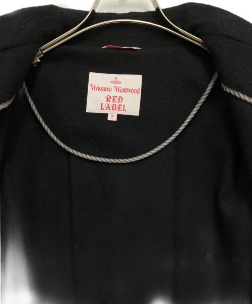 Vivienne Westwood RED LABEL（ヴィヴィアンウエストウッドレッドレーベル）Vivienne Westwood RED LABEL (ヴィヴィアンウエストウッドレッドレーベル) Pコート ブラック サイズ:2の古着・服飾アイテム
