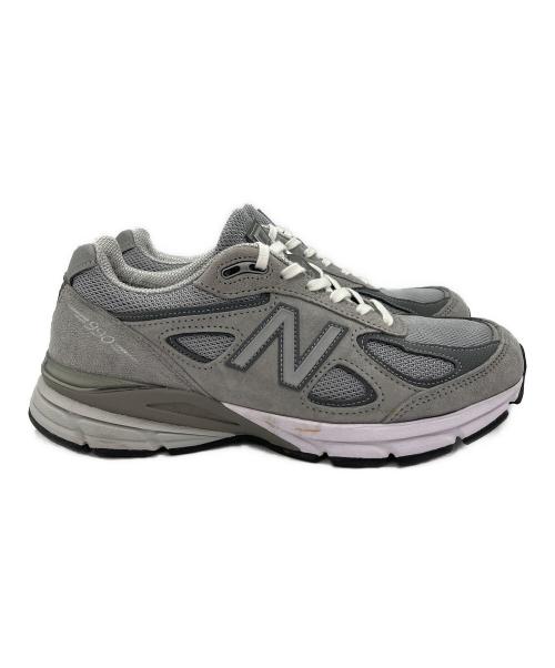 NEW BALANCE（ニューバランス）NEW BALANCE (ニューバランス) スニーカー グレー×ホワイト サイズ:26.5cmの古着・服飾アイテム