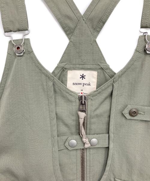 Snow peak（スノーピーク）Snow peak (スノーピーク) TAKIBI Ripstop Vest グレー サイズ:Mの古着・服飾アイテム