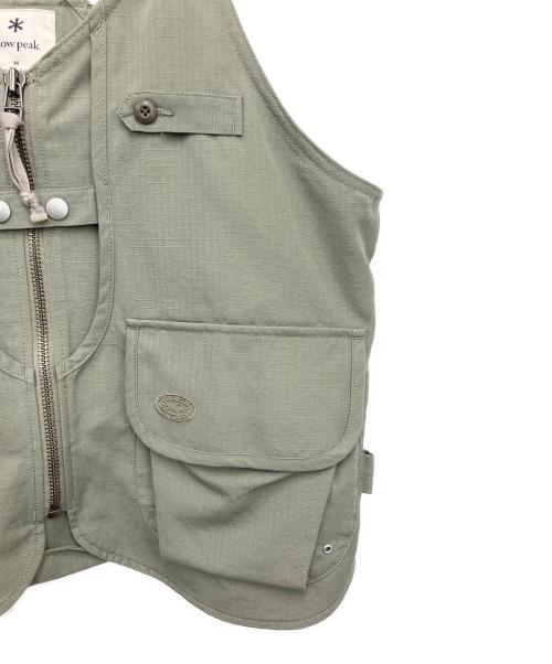 Snow peak（スノーピーク）Snow peak (スノーピーク) TAKIBI Ripstop Vest グレー サイズ:Mの古着・服飾アイテム