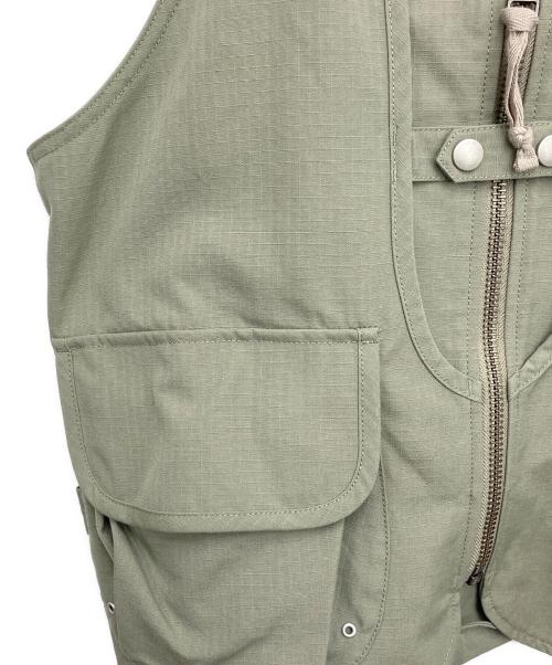 Snow peak（スノーピーク）Snow peak (スノーピーク) TAKIBI Ripstop Vest グレー サイズ:Mの古着・服飾アイテム