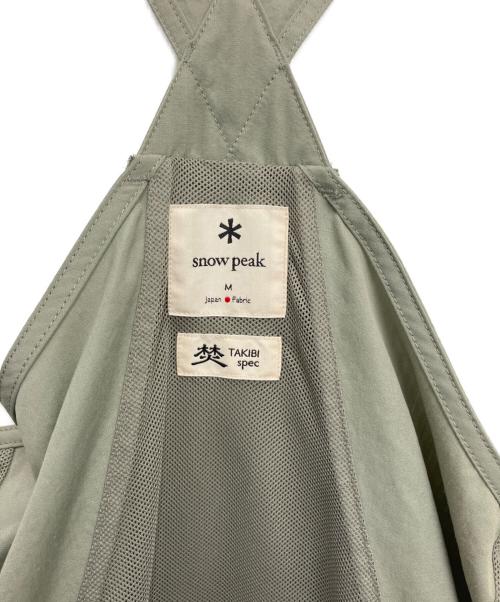 Snow peak（スノーピーク）Snow peak (スノーピーク) TAKIBI Weather Cloth Vest グレー サイズ:Mの古着・服飾アイテム