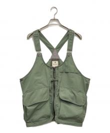 Snow peak（スノーピーク）の古着「TAKIBI Weather Cloth Vest」｜グリーン
