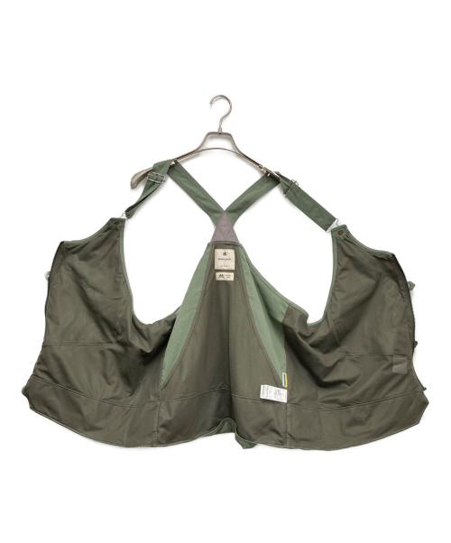 Snow peak（スノーピーク）Snow peak (スノーピーク) TAKIBI Weather Cloth Vest グリーン サイズ:Lの古着・服飾アイテム