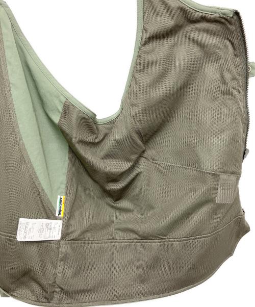 Snow peak（スノーピーク）Snow peak (スノーピーク) TAKIBI Weather Cloth Vest グリーン サイズ:Lの古着・服飾アイテム