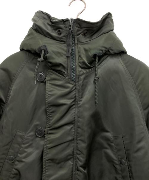 ALPHA（アルファ）ALPHA (アルファ) 中綿コート グリーン サイズ:Lの古着・服飾アイテム