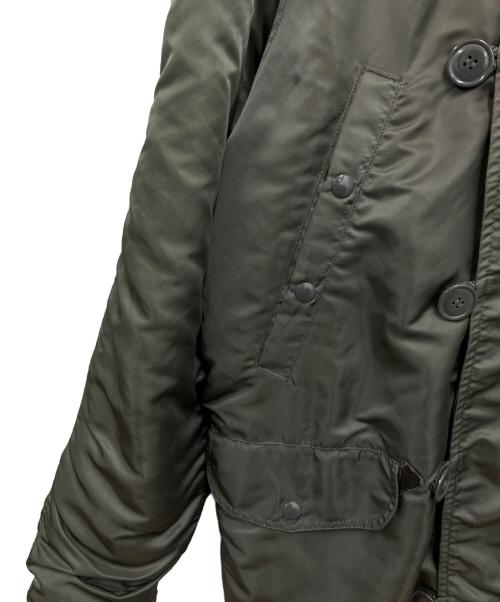 ALPHA（アルファ）ALPHA (アルファ) 中綿コート グリーン サイズ:Lの古着・服飾アイテム