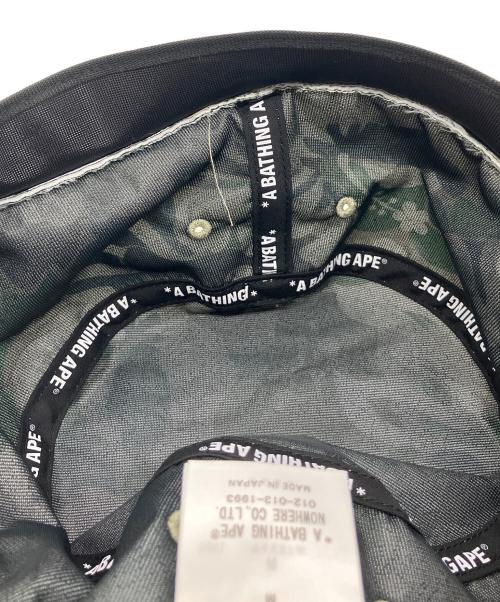 A BATHING APE（アベイシングエイプ）A BATHING APE (アベイシングエイプ) バケットハット グリーン×ホワイト サイズ:Mの古着・服飾アイテム