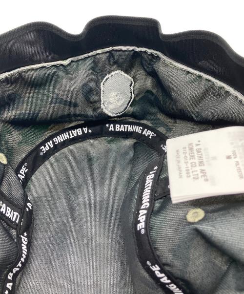 A BATHING APE（アベイシングエイプ）A BATHING APE (アベイシングエイプ) バケットハット グリーン×ホワイト サイズ:Mの古着・服飾アイテム
