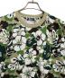 A BATHING APE (アベイシングエイプ) 半袖カットソー グリーン×ホワイト サイズ:M：10000円