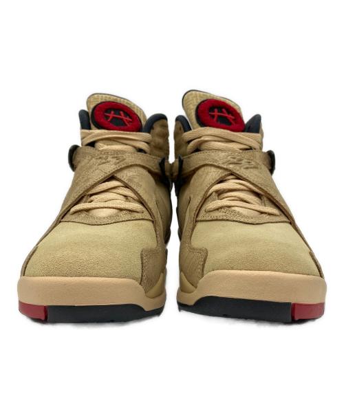 NIKE（ナイキ）NIKE (ナイキ) Rui Hachimura (八村塁) エア ジョーダン8 レトロ SE RUI ベージュ×レッド サイズ:26.5cm 未使用品の古着・服飾アイテム