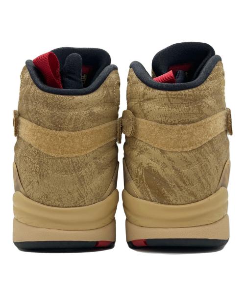 NIKE（ナイキ）NIKE (ナイキ) Rui Hachimura (八村塁) エア ジョーダン8 レトロ SE RUI ベージュ×レッド サイズ:26.5cm 未使用品の古着・服飾アイテム