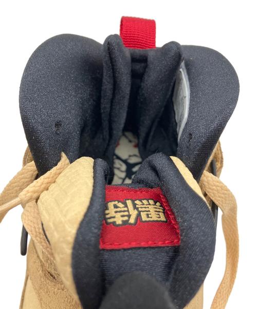 NIKE（ナイキ）NIKE (ナイキ) Rui Hachimura (八村塁) エア ジョーダン8 レトロ SE RUI ベージュ×レッド サイズ:26.5cm 未使用品の古着・服飾アイテム