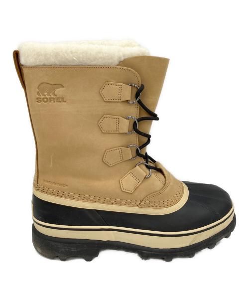 SOREL（ソレル）SOREL (ソレル) スノーブーツ ベージュ×ブラック サイズ:27cmの古着・服飾アイテム