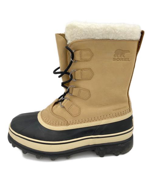 SOREL（ソレル）SOREL (ソレル) スノーブーツ ベージュ×ブラック サイズ:27cmの古着・服飾アイテム