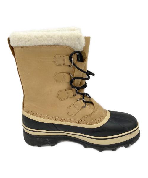 SOREL（ソレル）SOREL (ソレル) スノーブーツ ベージュ×ブラック サイズ:27cmの古着・服飾アイテム