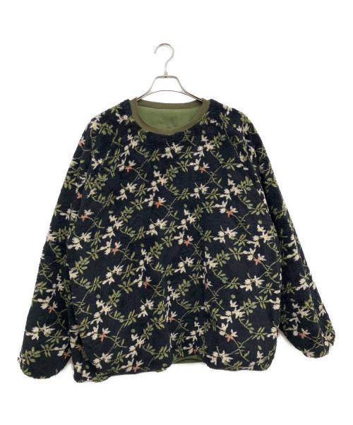 GYM MASTER（ジムマスター）GYM MASTER (ジムマスター) 長袖カットソー ブラック×オリーブ サイズ:XLの古着・服飾アイテム