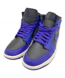 NIKE（ナイキ）の古着「Women's Air Jordan 1 Mid "Purple and Black"」｜ブラック×パープル