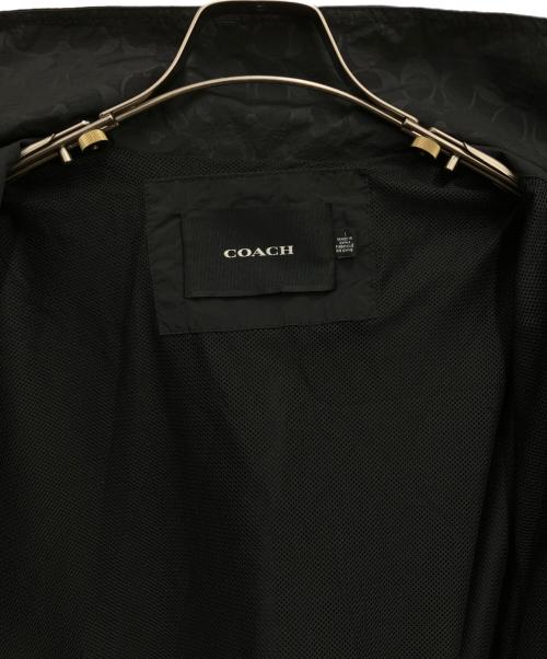 COACH（コーチ）COACH (コーチ) ウインドブレーカー ブラック サイズ:Lの古着・服飾アイテム