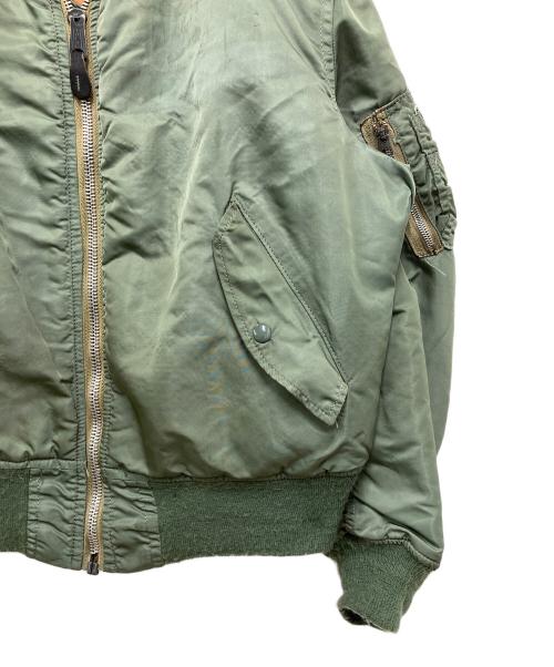 MILITARY（ミリタリー）MILITARY (ミリタリー) MA-1ジャケット グリーン サイズ:Mの古着・服飾アイテム