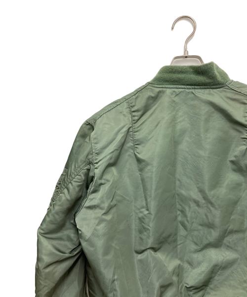 MILITARY（ミリタリー）MILITARY (ミリタリー) MA-1ジャケット グリーン サイズ:Mの古着・服飾アイテム