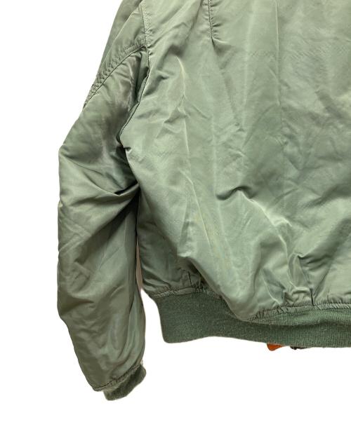 MILITARY（ミリタリー）MILITARY (ミリタリー) MA-1ジャケット グリーン サイズ:Mの古着・服飾アイテム