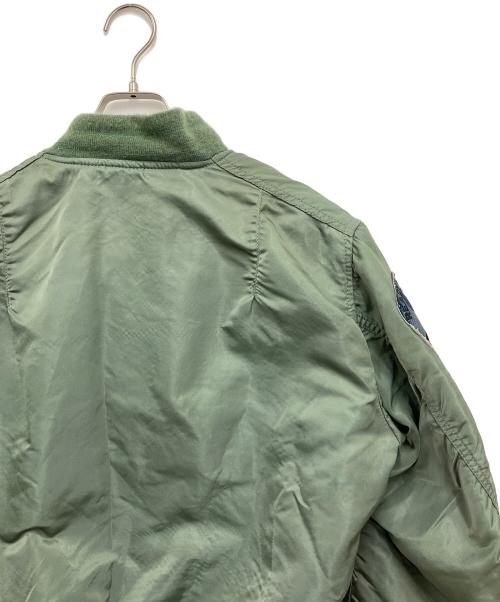 MILITARY（ミリタリー）MILITARY (ミリタリー) MA-1ジャケット グリーン サイズ:Mの古着・服飾アイテム