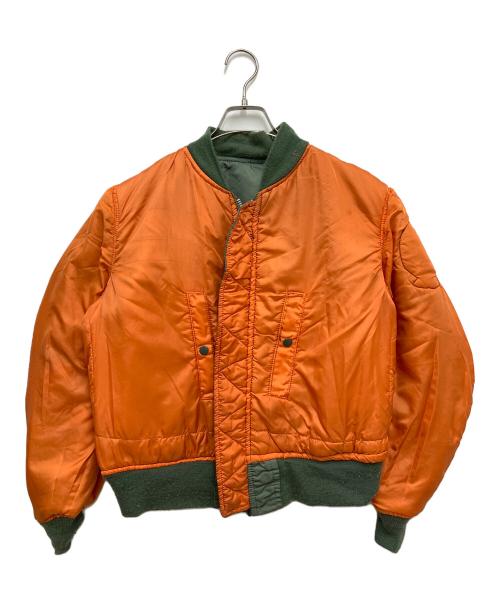 MILITARY（ミリタリー）MILITARY (ミリタリー) MA-1ジャケット グリーン サイズ:Mの古着・服飾アイテム