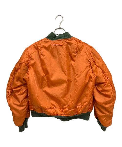 MILITARY（ミリタリー）MILITARY (ミリタリー) MA-1ジャケット グリーン サイズ:Mの古着・服飾アイテム