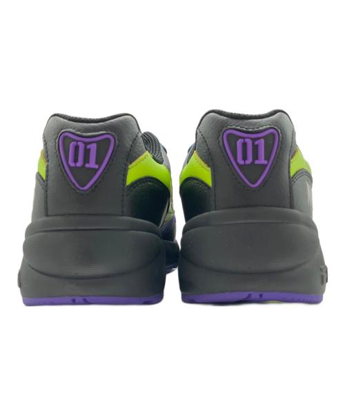 FILA（フィラ）FILA (フィラ) EVANGELION (エヴァンゲリオン) VENOM x Evangelion 初号機モデル ブラック×パープル サイズ:26cmの古着・服飾アイテム