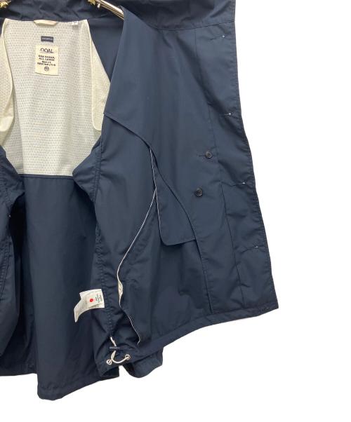nanamica（ナナミカ）nanamica (ナナミカ) フーデッドジャケット ネイビー×ホワイト サイズ:Lの古着・服飾アイテム