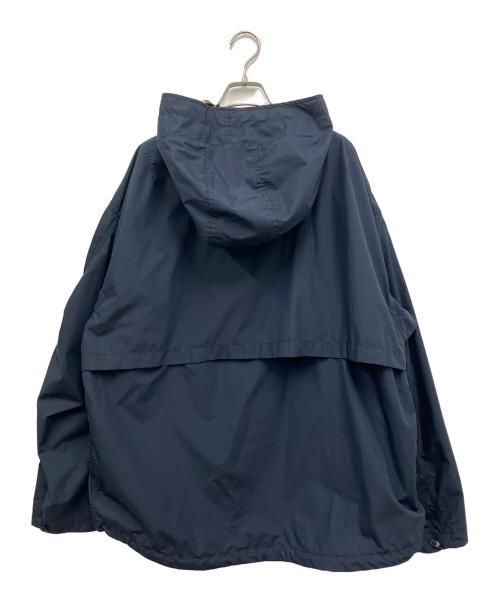 nanamica（ナナミカ）nanamica (ナナミカ) フーデッドジャケット ネイビー×ホワイト サイズ:Lの古着・服飾アイテム