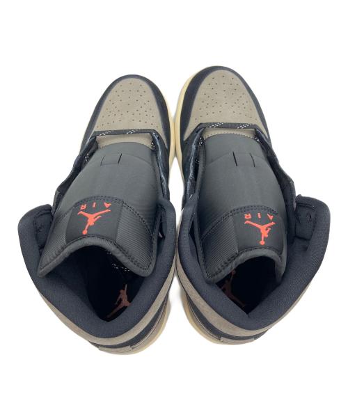 NIKE（ナイキ）NIKE (ナイキ) AIR JORDAN1 Mid ブラック×グレー サイズ:27cmの古着・服飾アイテム