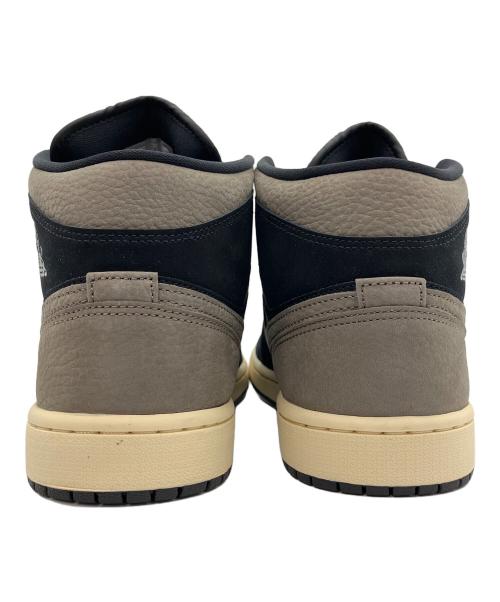 NIKE（ナイキ）NIKE (ナイキ) AIR JORDAN1 Mid ブラック×グレー サイズ:27cmの古着・服飾アイテム