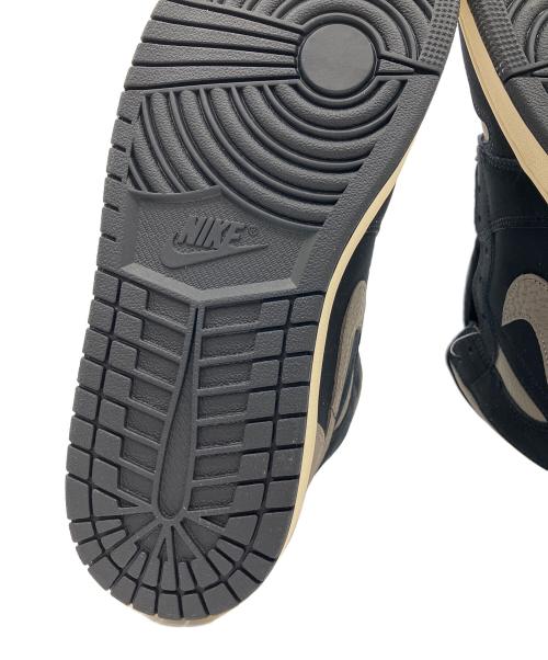 NIKE（ナイキ）NIKE (ナイキ) AIR JORDAN1 Mid ブラック×グレー サイズ:27cmの古着・服飾アイテム