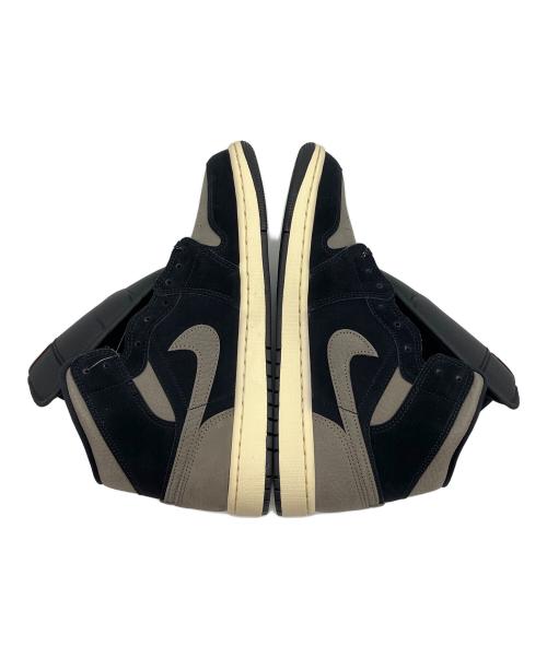 NIKE（ナイキ）NIKE (ナイキ) AIR JORDAN1 Mid ブラック×グレー サイズ:27cmの古着・服飾アイテム