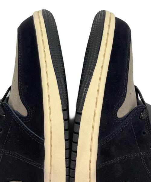 NIKE（ナイキ）NIKE (ナイキ) AIR JORDAN1 Mid ブラック×グレー サイズ:27cmの古着・服飾アイテム