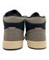 中古・古着 NIKE (ナイキ) AIR JORDAN1 Mid ブラック×グレー サイズ:27cm：12000円