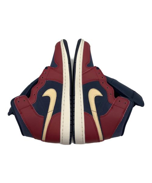 NIKE（ナイキ）NIKE (ナイキ) ハイカットスニーカー ネイビー×レッド サイズ:27cmの古着・服飾アイテム