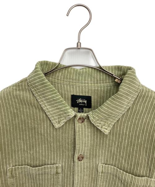 stussy（ステューシー）stussy (ステューシー) コーデュロイジャケット ベージュ サイズ:Lの古着・服飾アイテム