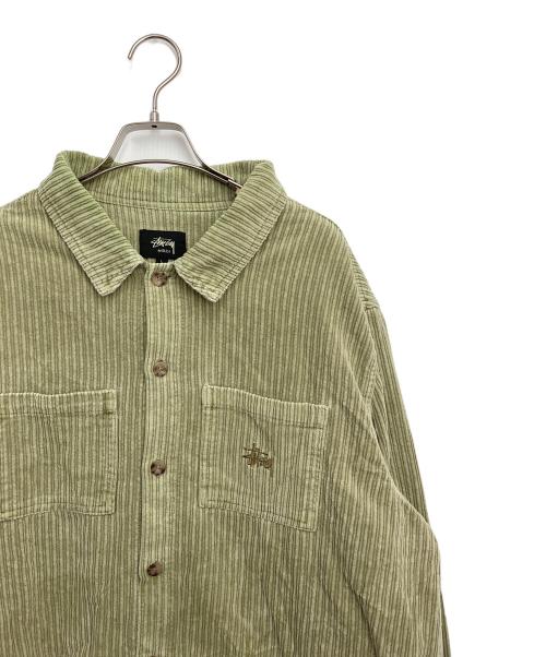 stussy（ステューシー）stussy (ステューシー) コーデュロイジャケット ベージュ サイズ:Lの古着・服飾アイテム