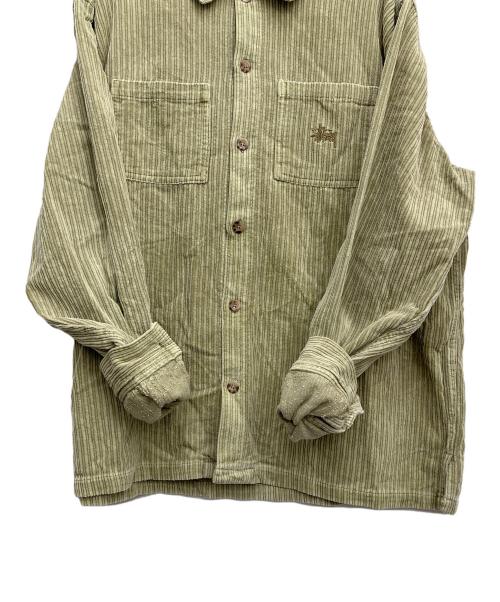 stussy（ステューシー）stussy (ステューシー) コーデュロイジャケット ベージュ サイズ:Lの古着・服飾アイテム